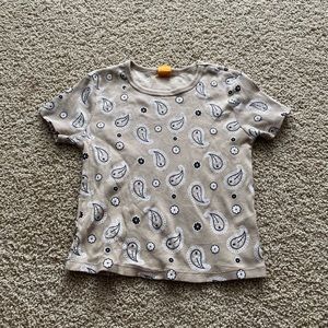 Women’s western paisley print top